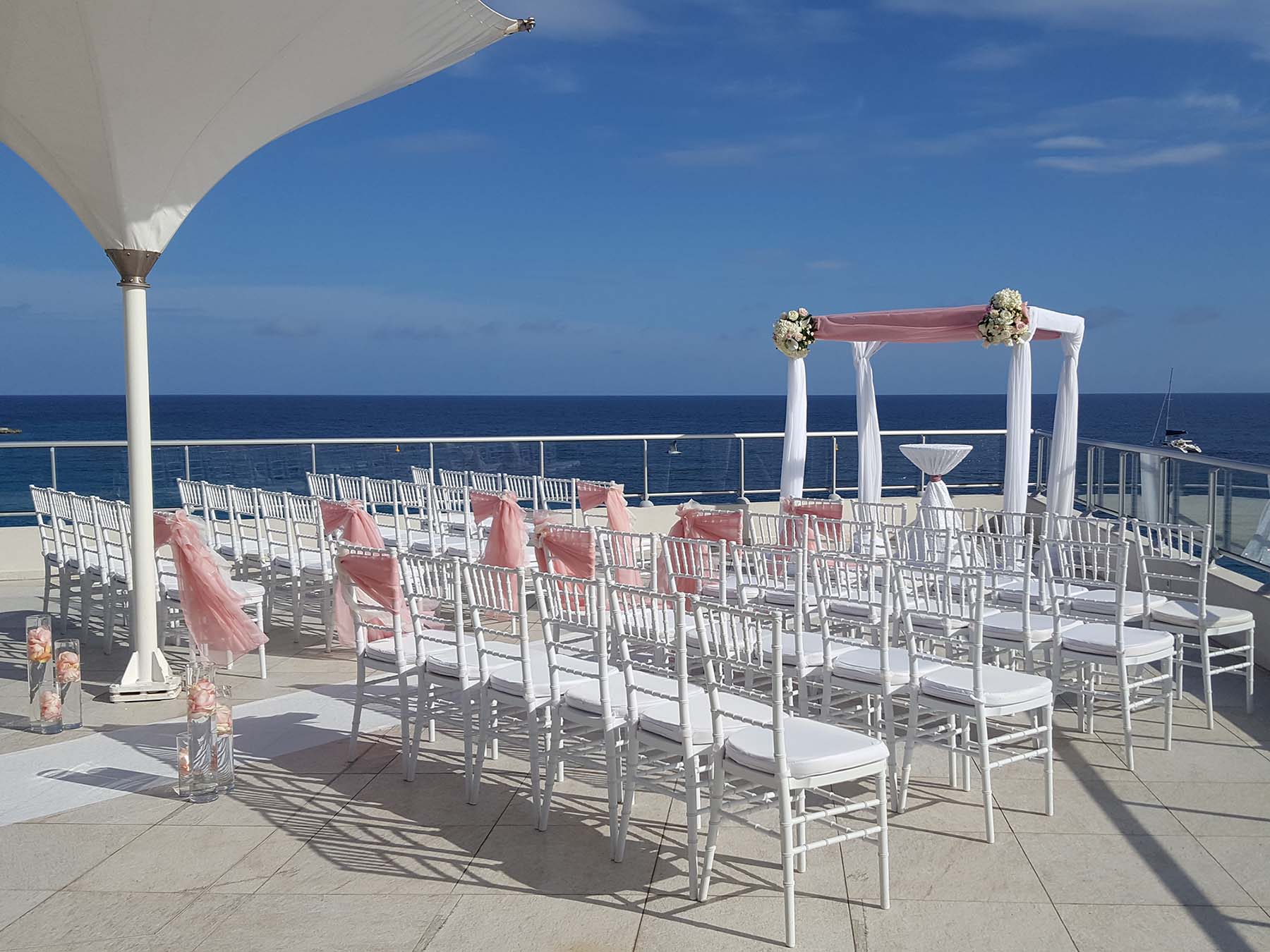 weddings at ocean point, st maarten